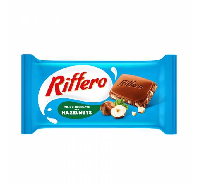Riffero - 75g Milk Chocolate with Haselnuts