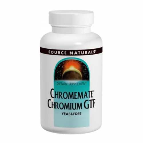 ChromeMate® Chromium GTF 200mcg Yeast Free - 120 tabs (Пошкоджена етикетка)