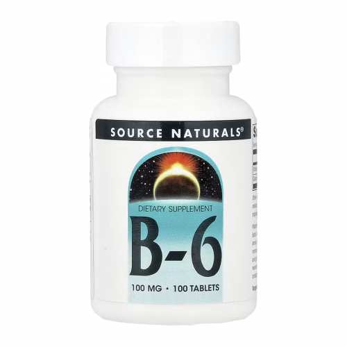 Vitamin B-6 100 mg - 100 tabs (Пошкоджена етикетка)