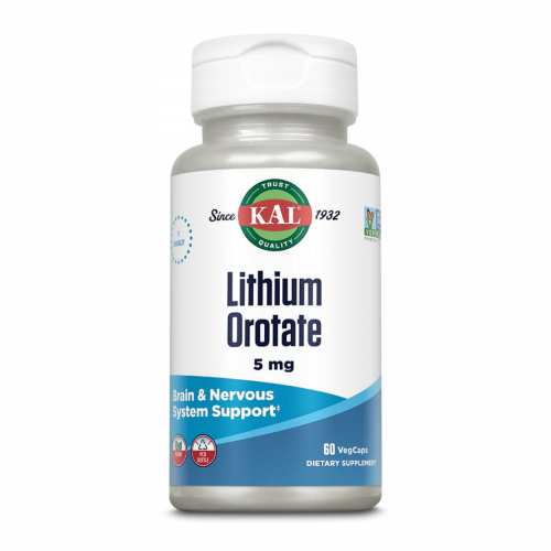 Lithium Orotate 5mg - 60 vcaps (Пошкоджена банка) Lithium Orotate 5mg - 60 vcaps (Пошкоджена банка)