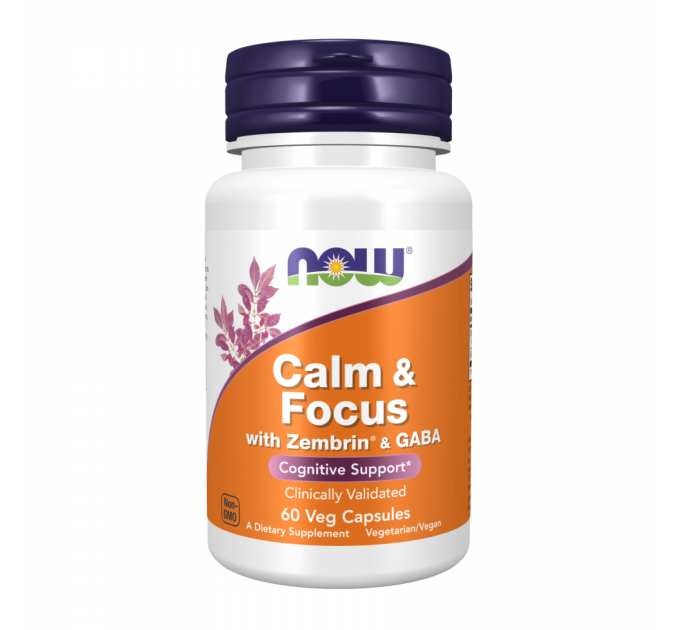 Calm & Focus with Zembrin® & GABA - 60 vcaps