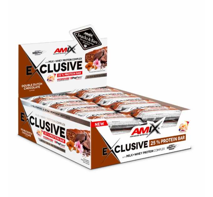 Exclusive Protein Bar - 12x85g Double Dutch Chocolate