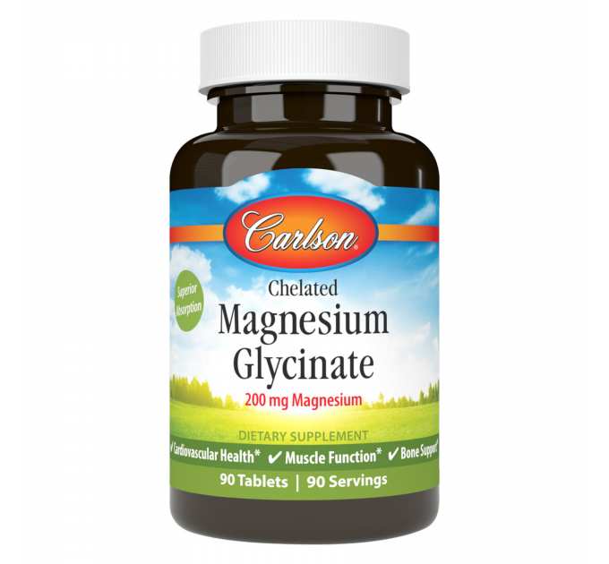 Chelated Magnesium Glycinate - 90 tabs