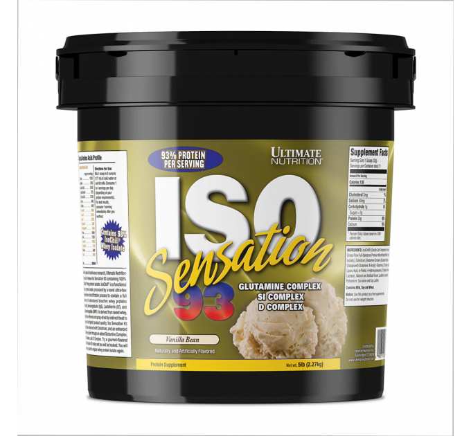 ISO Sensation 5lb - 2270g Vanilla Bean
