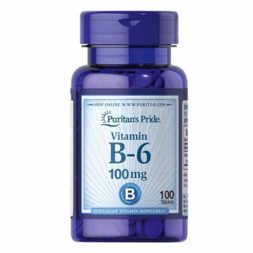Vitamin B-6 (Pyridoxine Hydrochloride) 100mg - 100tabs