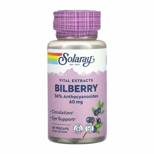 Bilberry Berry Extract 60mg - 60 vcaps