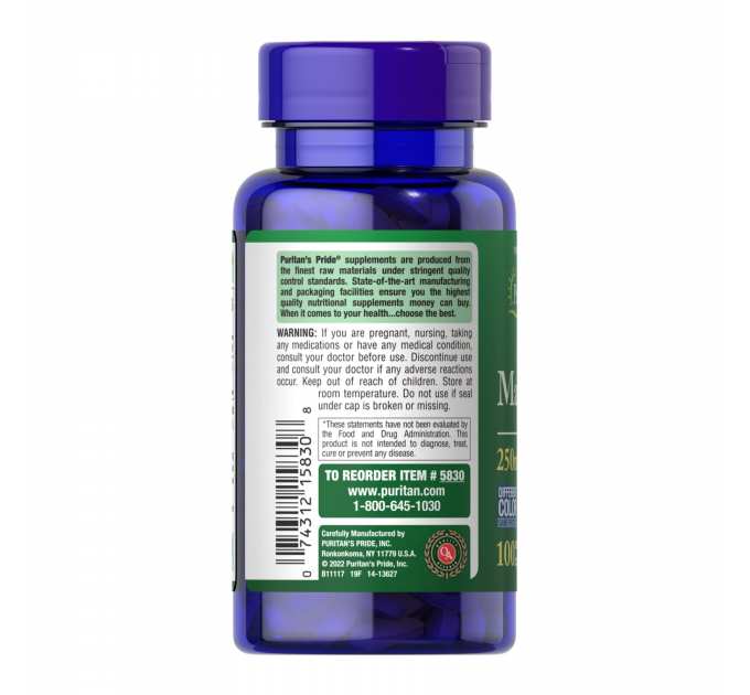 Magnesium 250mg - 200 caps