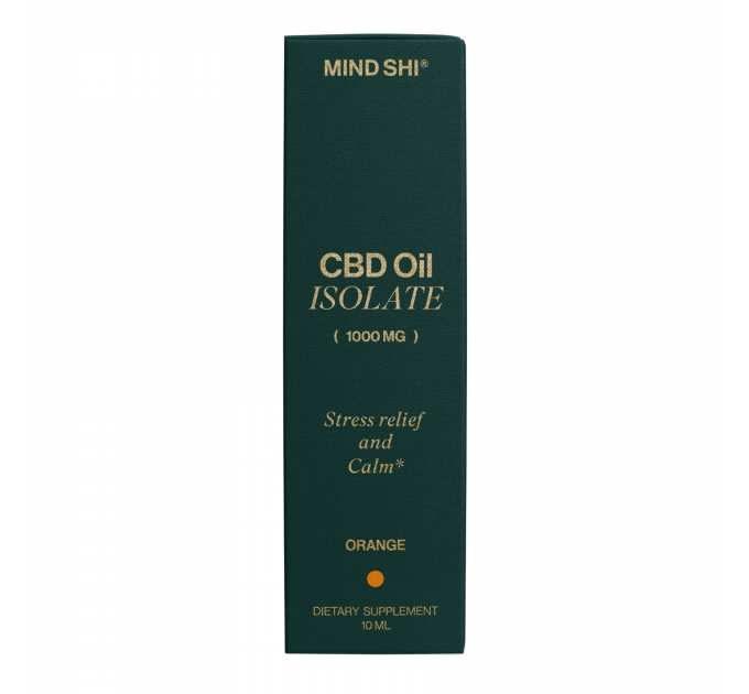 CBD Oil Isolate 1000 mg Orange - 10 ml