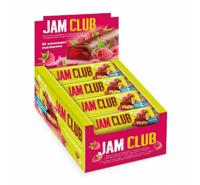 Jam Club - 24x40g Muesli jelly with Raspberry