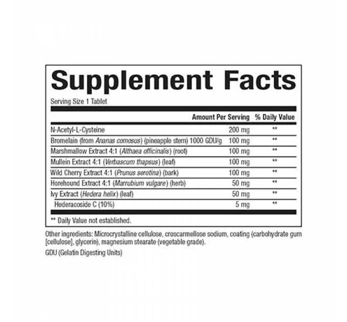Lung, Bronchial & Sinus Health - 45 tabs