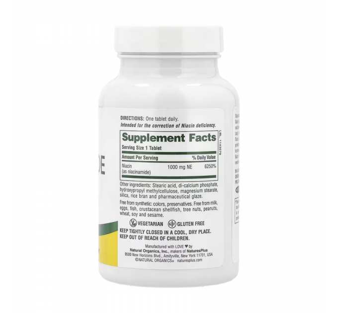 Niacinamide 1000mg - 90 tabs