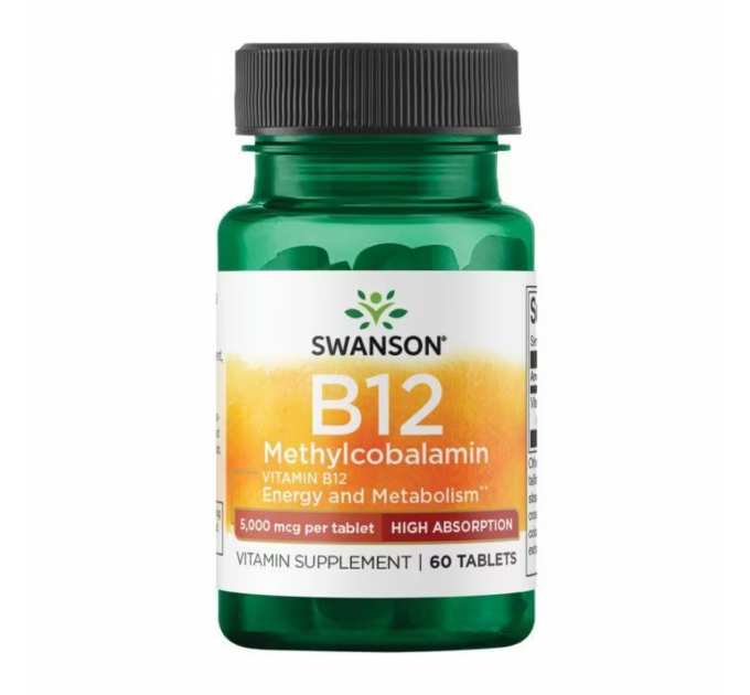 B- 12 5000mg - 60 tab