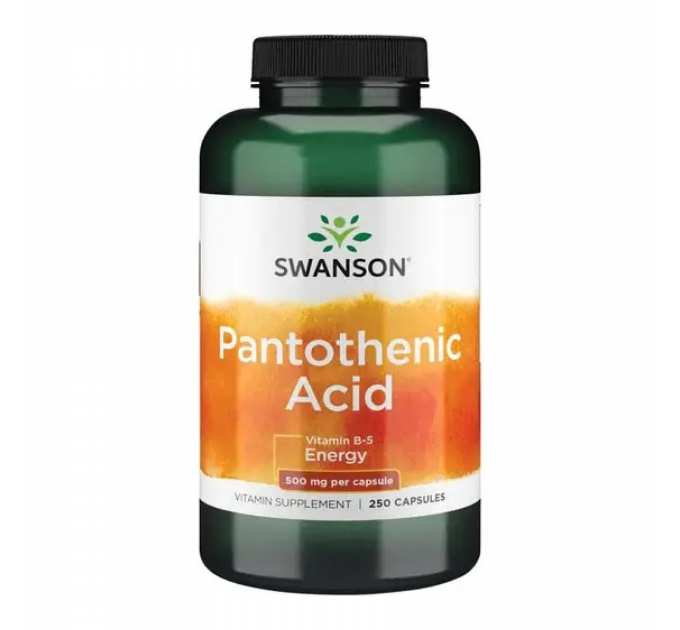 Pantothenic Acid 500mg - 250caps