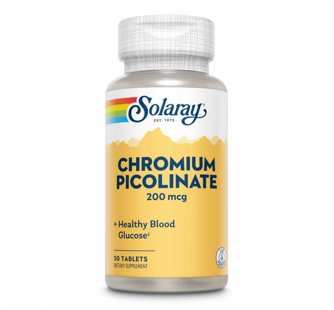 Chromium Picolinate 200mcg - 50 tabs