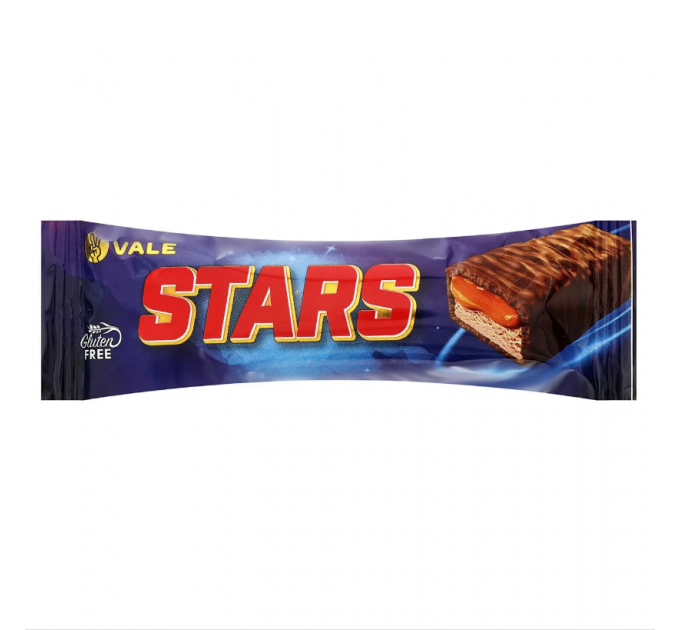 Stars - 50g Chocolate caramel nougat
