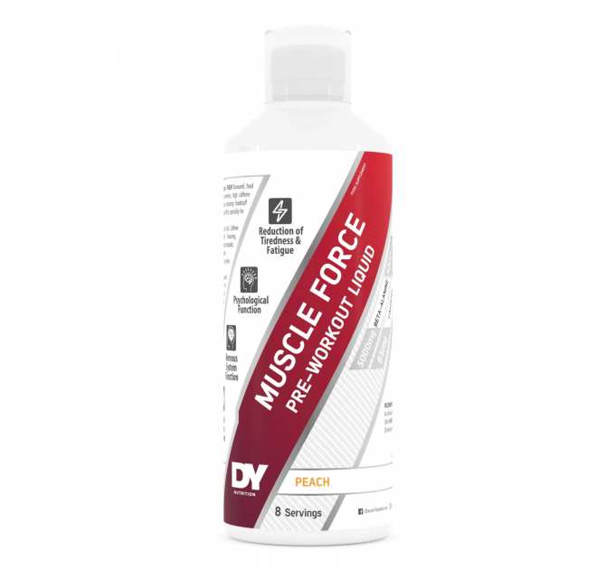 Muscle Force PWO Liquid - 500ml Peach
