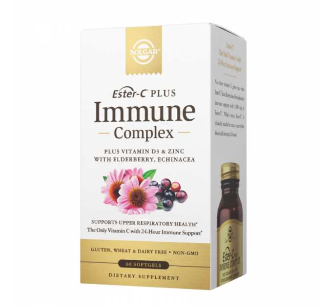 Ester-C® Plus Immune Complex - 60 softgels (Пошкоджена етикетка)