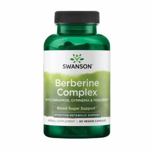Berberine Complex with Cinnamon Gymnema & Fenugreek - 90 vcaps