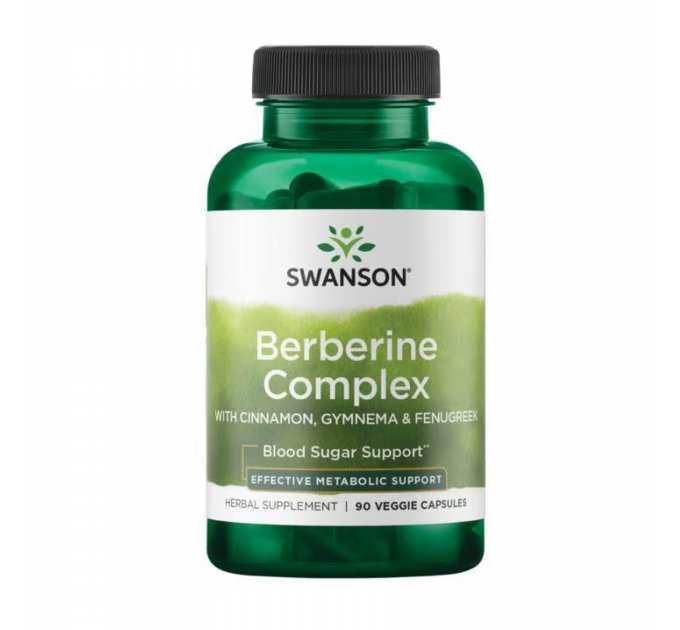 Berberine Complex with Cinnamon Gymnema & Fenugreek - 90 vcaps