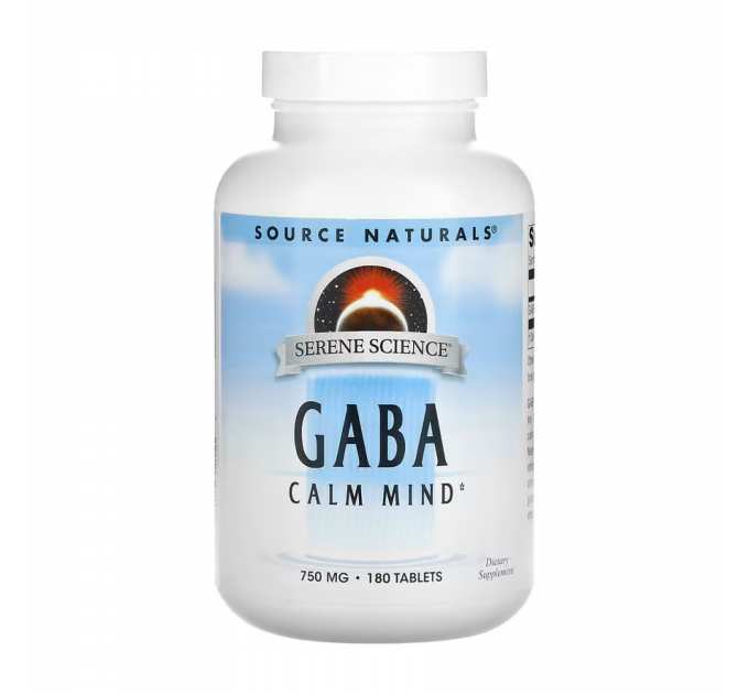 Serene Science® GABA 750 mg - 180 tabs