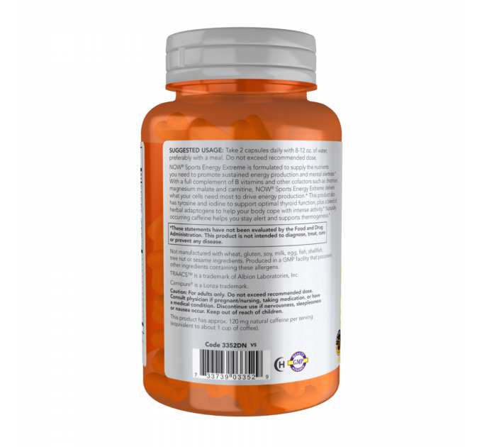 Sports Energy Extreme - 90 vcaps