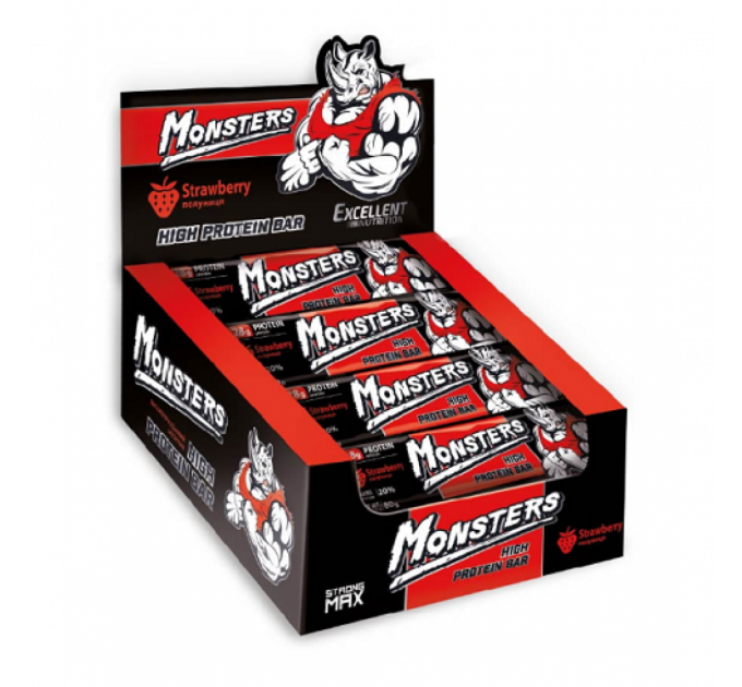 Strong Max - 80g x 20шт Strawberry