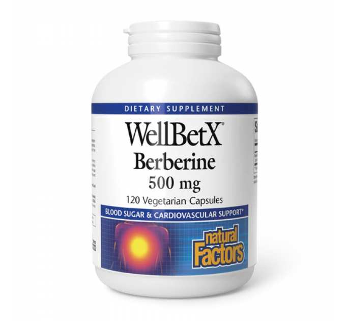 WellBetX Berberine 500mg - 120 vcaps