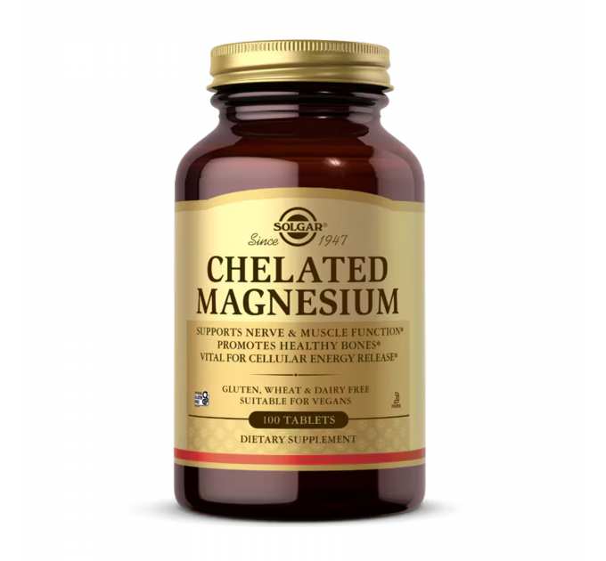 Chelated Magnesium - 100 tabs