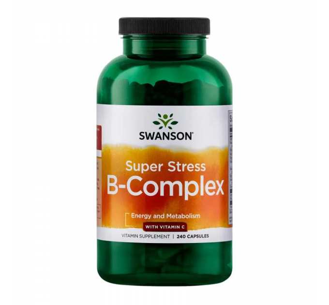 Super Stress B-Complex with Vitamin C - 240 caps