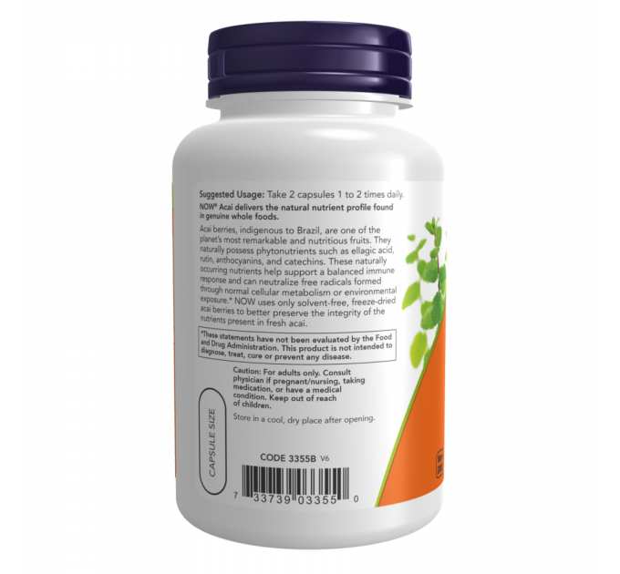 ACAI 500mg - 100 vcaps