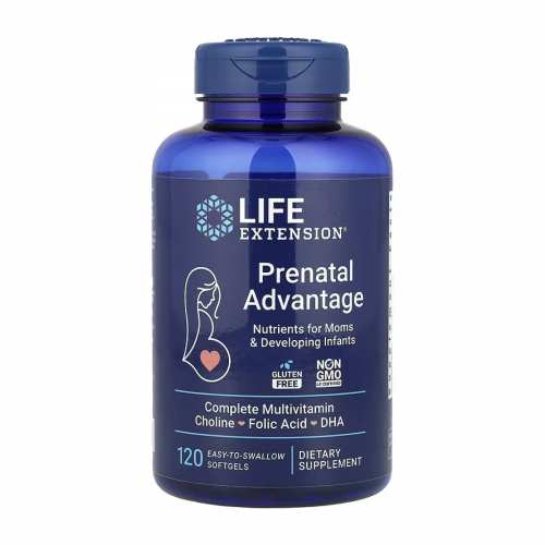 Prenatal Advantage - 120 easy-to-swallow softgels (Пошкоджена банка)