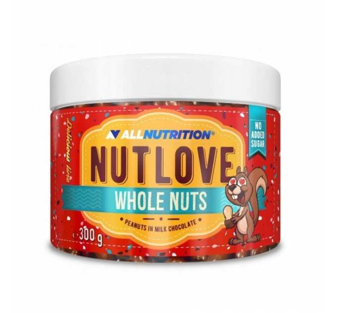 Nut Love - 300g Whole Nuts Peanuts In Milk Chocolate