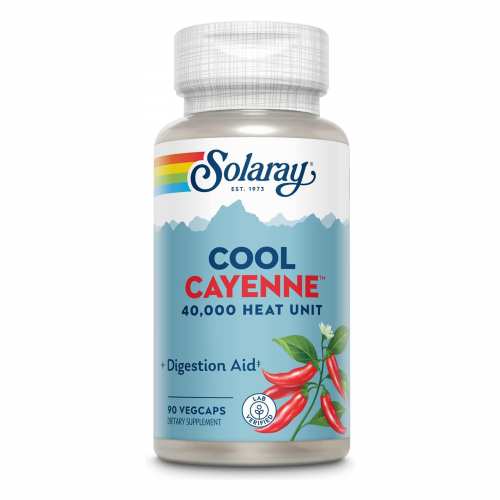 Cool Cayenne Pepper 40,000 HU 600mg - 90 vcaps Cool Cayenne Pepper 40,000 HU 600mg - 90 vcaps