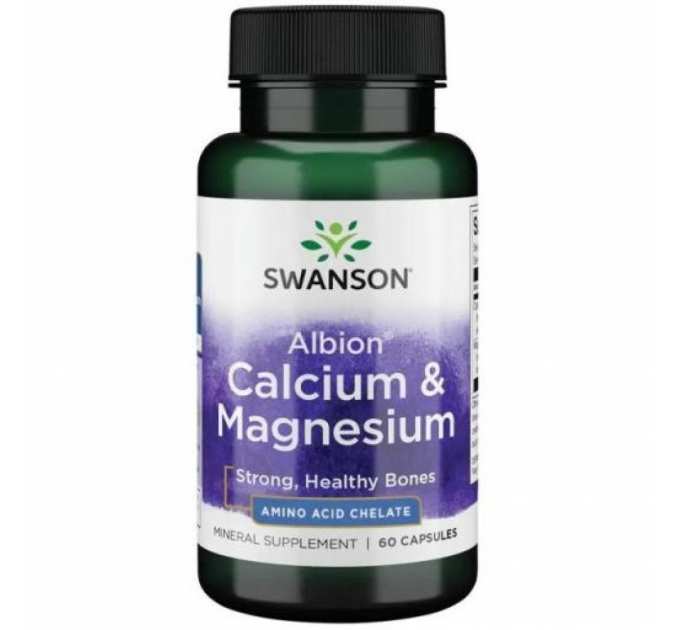 Chelated Calcium Magnesium - 60 caps