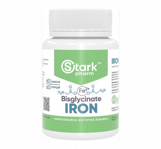 Iron Bisglycinate 36mg - 60 caps