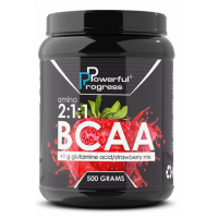 BCAA 2:1:1 + Glutamine - 500g Strawberry