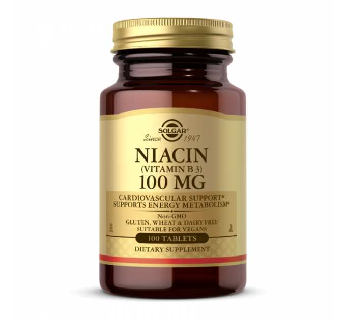 Niacin (Vitamin B3) 100mg - 100 tabs