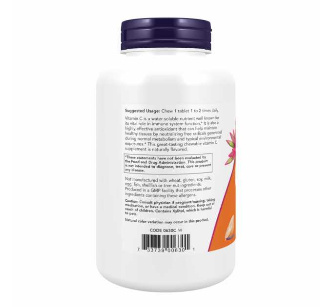 C-500 Chew Orange - 100 tabs