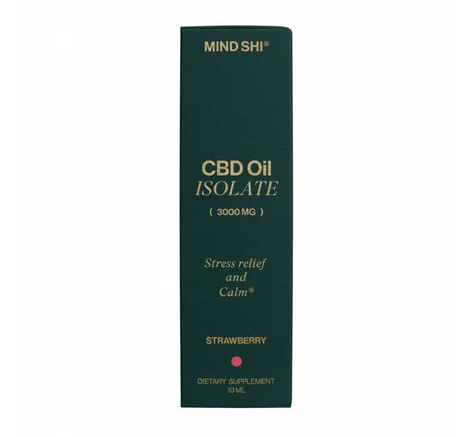 CBD Oil Isolate 3000 mg Strawberry - 10 ml