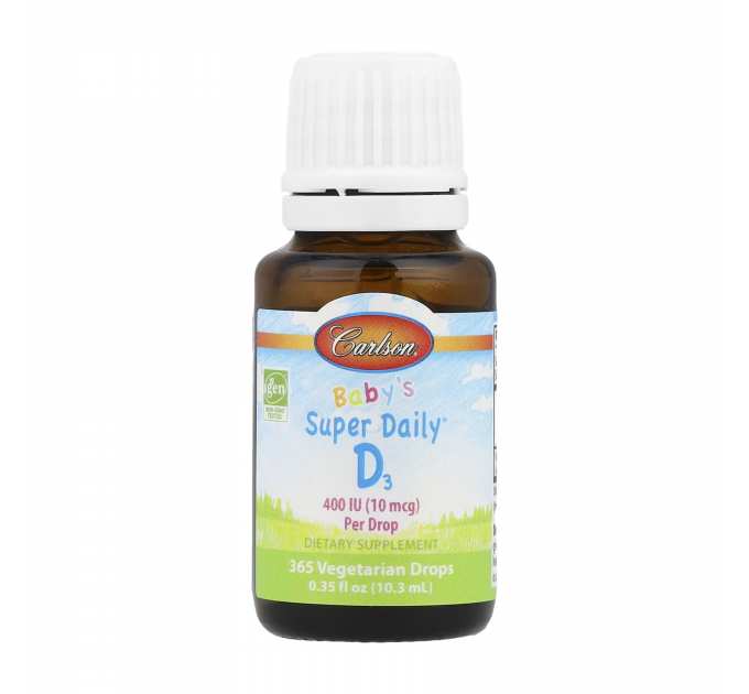 Super Daily D3 for Baby 400IU - 365 Veg drops 10.3 ml