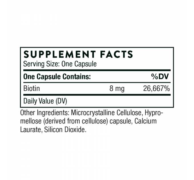 Biotin-8 - 60 caps