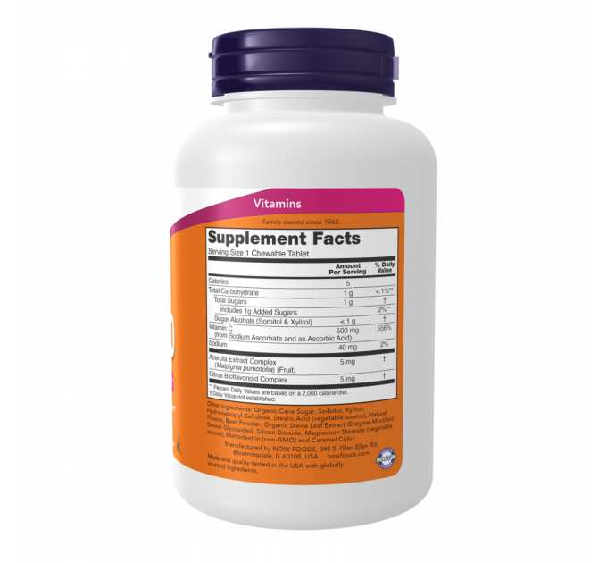 Vitamin C-500 - 100 tabs Cherry