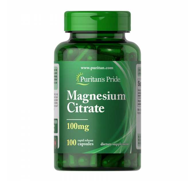 Magnesium Citrate 100 mg - 100 caps