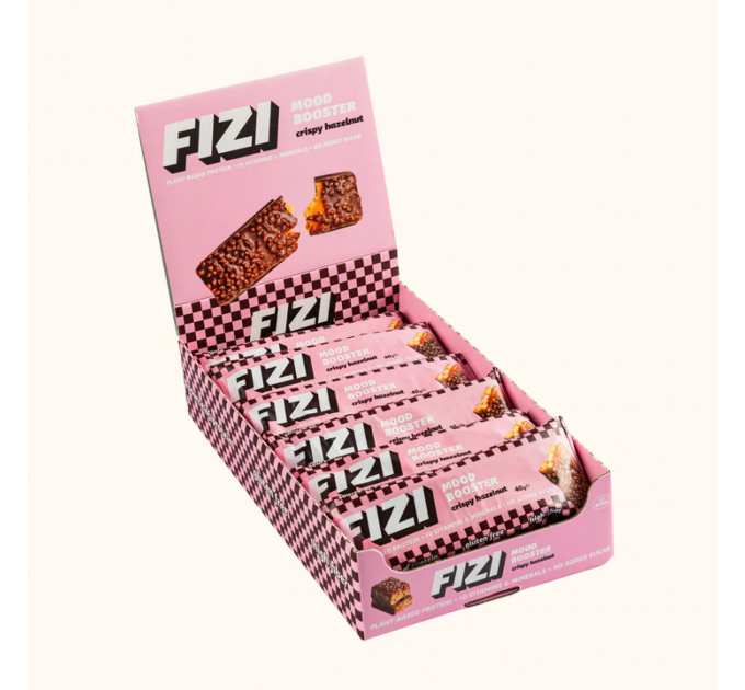 Fizi Mood Booster - 24x40g Crispy Hazelnut