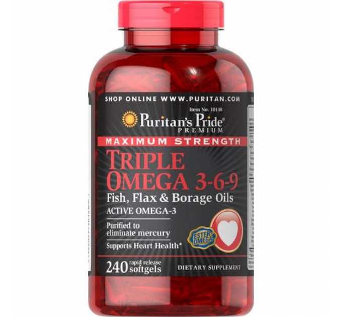 Triple Omega 3-6-9 Maximum Strength - 240Softgels