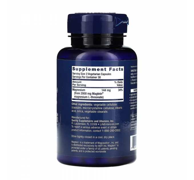 Neuro-Mag® Magnesium L-Threonate - 90 vcaps