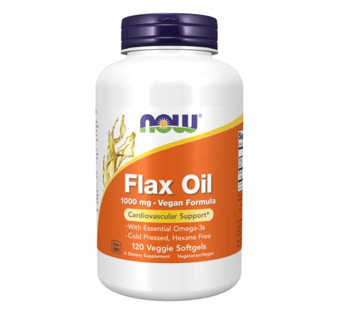Flax Oil Org 1000mg - 120 vgels