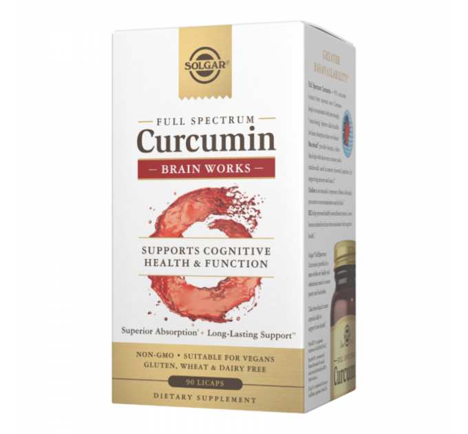 Full Spectrum Curcumin Brain Works - 90 Licaps