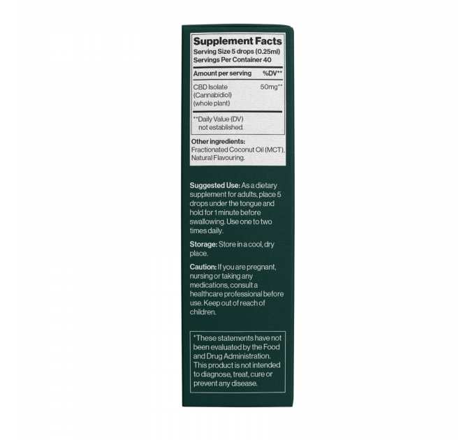 CBD Oil Isolate 2000 mg Strawberry - 10 ml