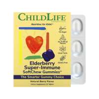 Elderberry Super-Immune SoftChew Gummies - 27 tabs Natural Berry (До 11.25)